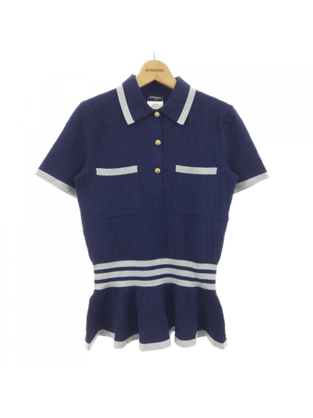 Chanel Tunic Coat Navy